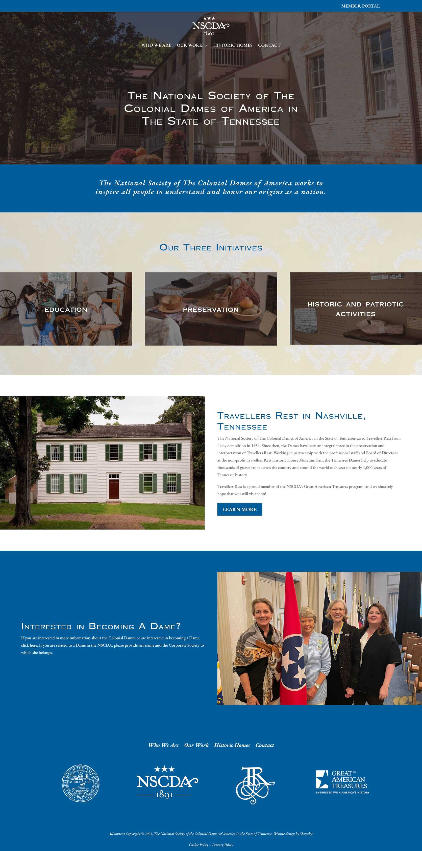 The National Society of the Colonial Dames of America in the State of Tennessee